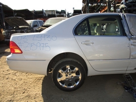 2003 LEXUS LS430 PEARL WHITE 4.3L AT 2WD Z15975